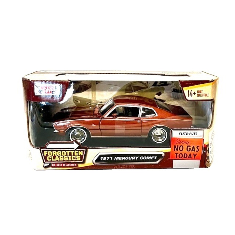1971 Mercury Comet Gold Metalic 1/24 DIECAST MODEL CAR BY‎ MOTORMAX